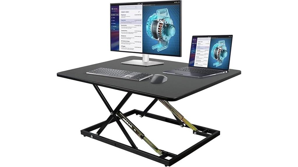 32 inch adjustable desk riser