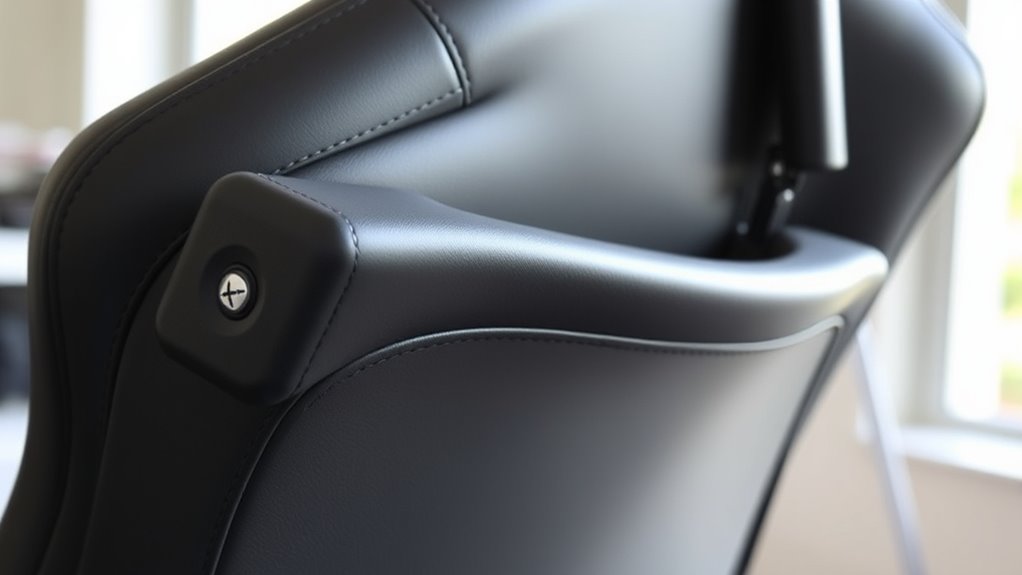 adjust armrest for shoulder comfort