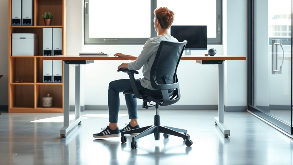 adjust chair for proper posture
