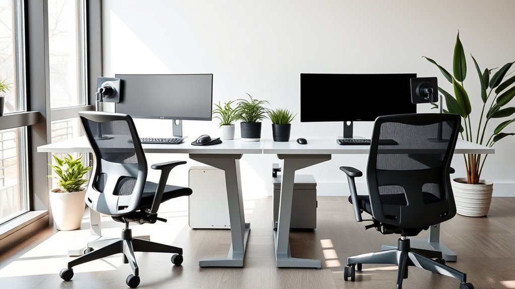 adjust workspace for comfort