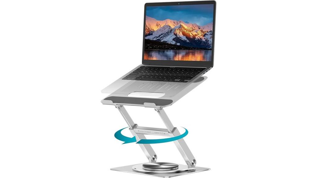 adjustable 360 degree laptop stand