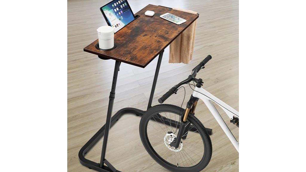 adjustable bike trainer desk