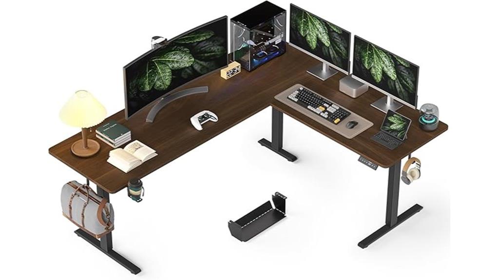 adjustable corner standing desk