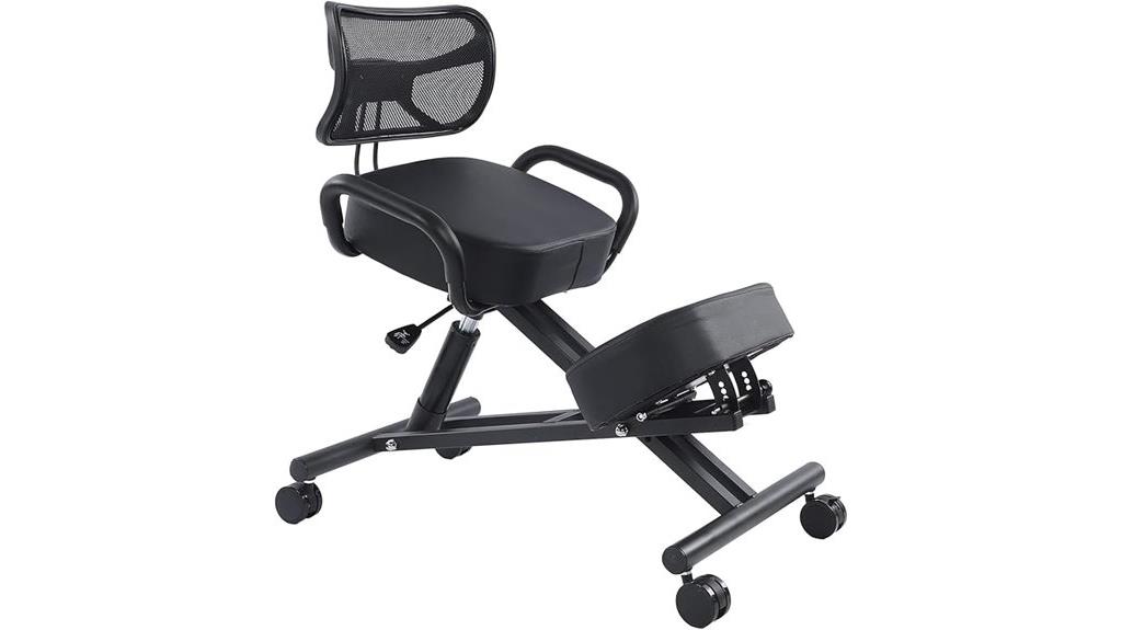 adjustable cushion kneeling chair