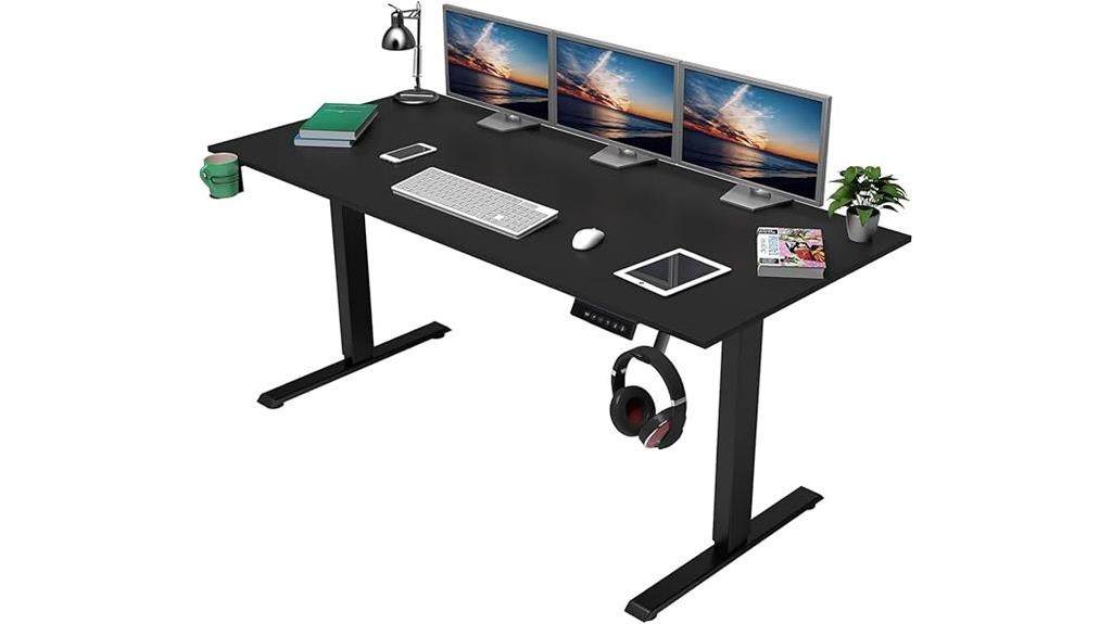adjustable dual motor desk