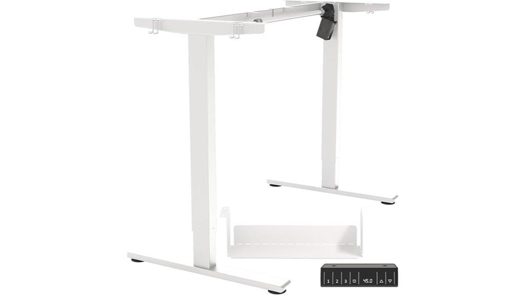 adjustable electric desk frame