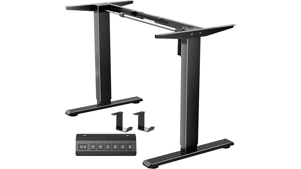 adjustable electric desk frame