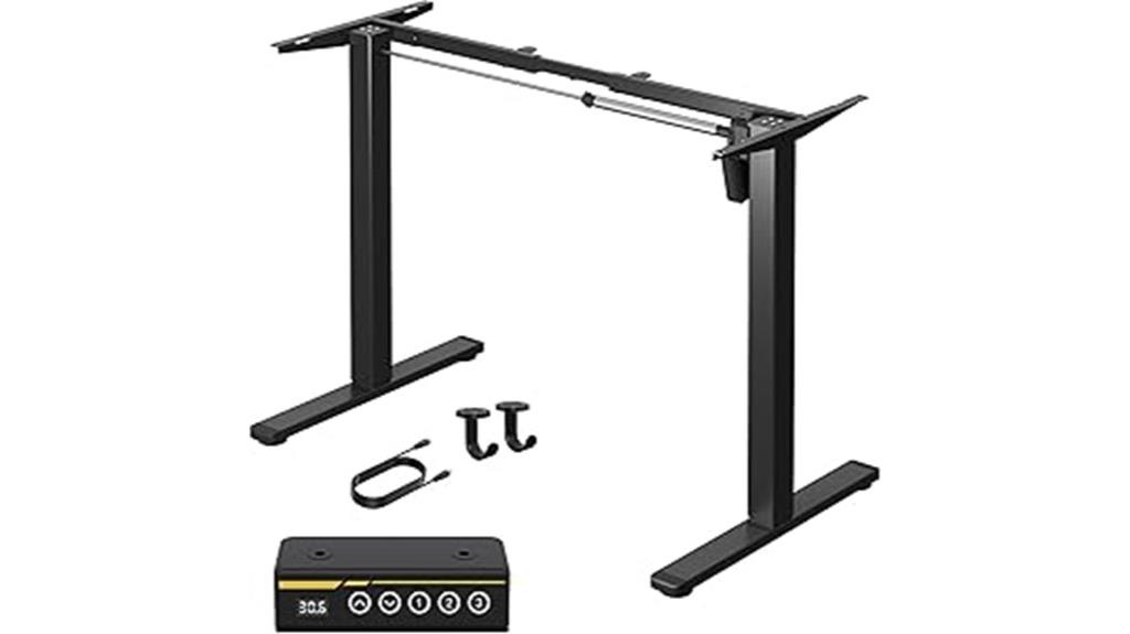 adjustable electric desk frame