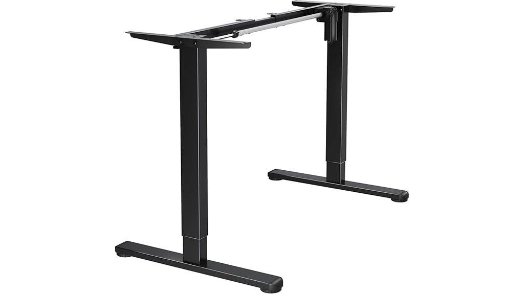 adjustable electric desk frame