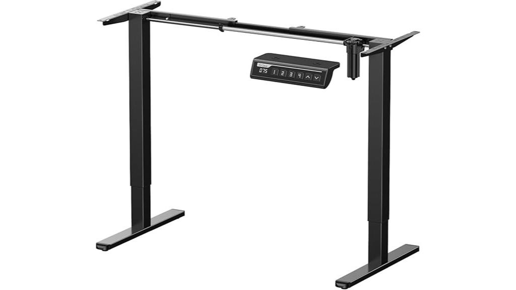 adjustable electric desk frame