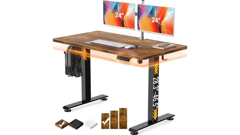 adjustable electric standing desk