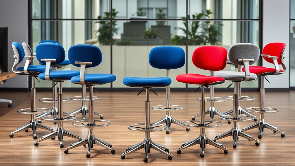 adjustable ergonomic stool options