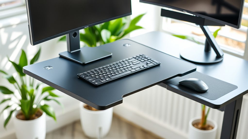 adjustable ergonomic workspace features