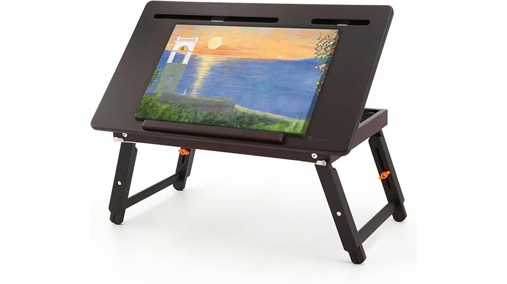 adjustable foldable drawing table