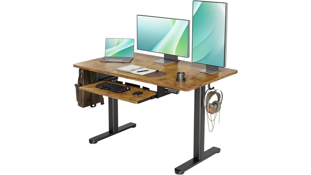adjustable height desk