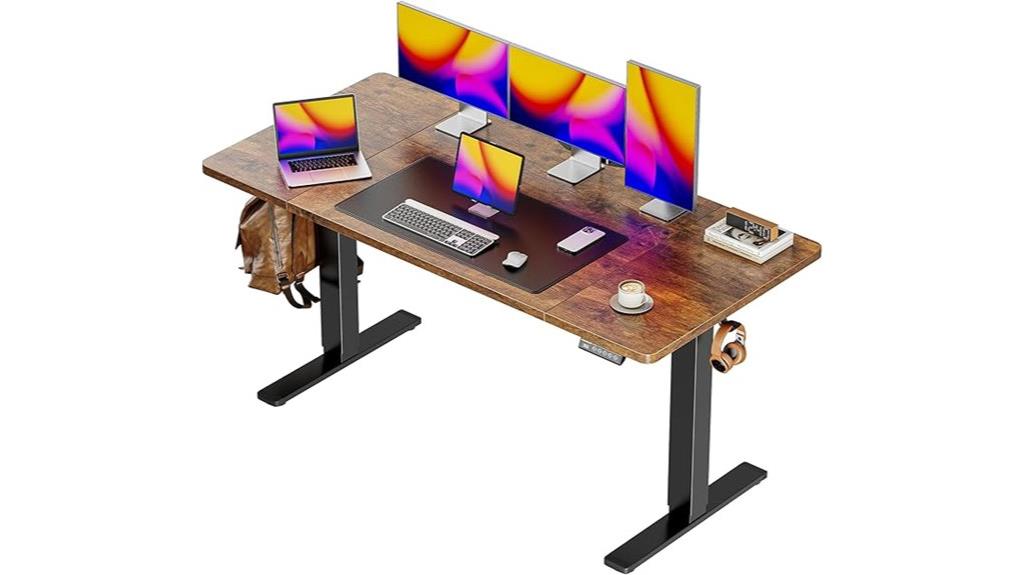 adjustable height standing desk