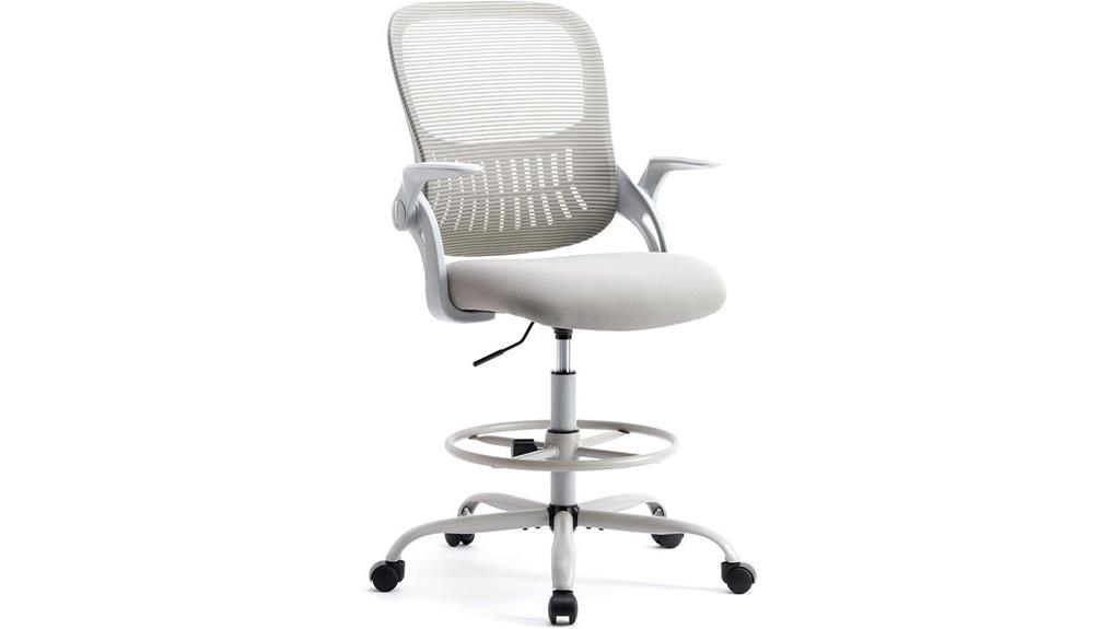 adjustable mesh drafting chair