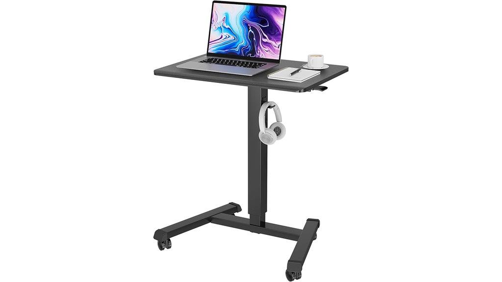 adjustable mobile gas desk
