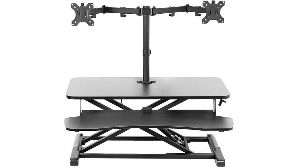adjustable monitor desk converter