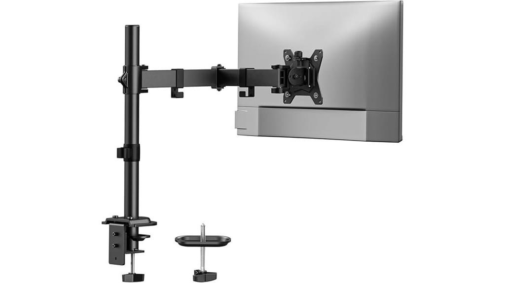 adjustable monitor mounting bracket