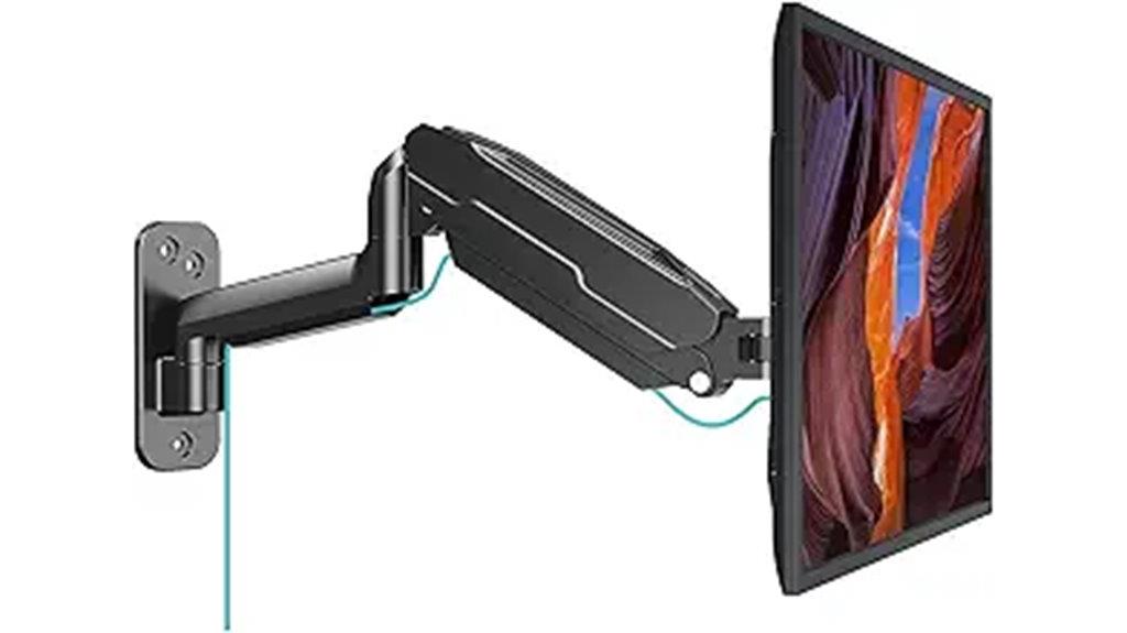 adjustable single screen mount