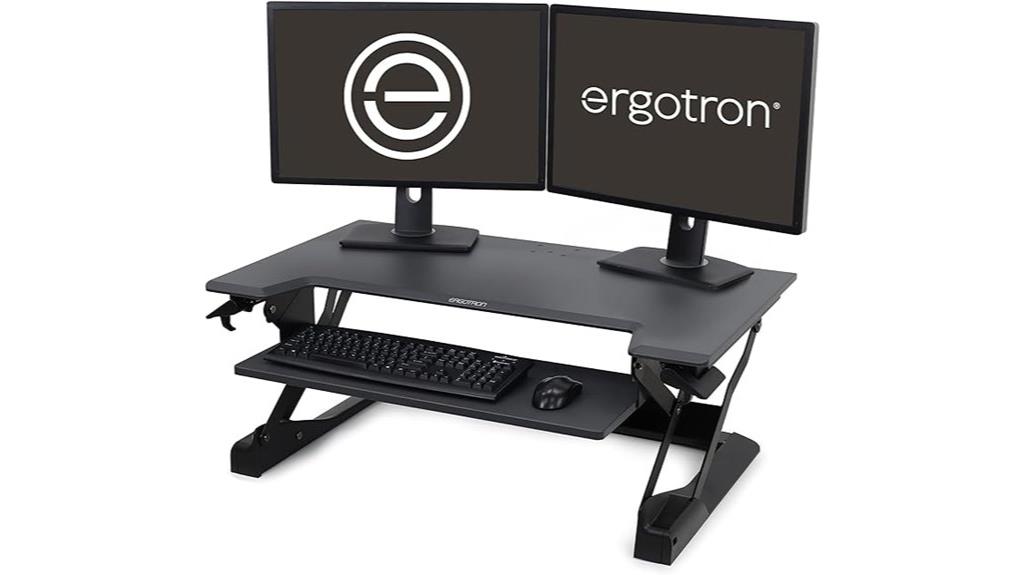 adjustable standing desk converter