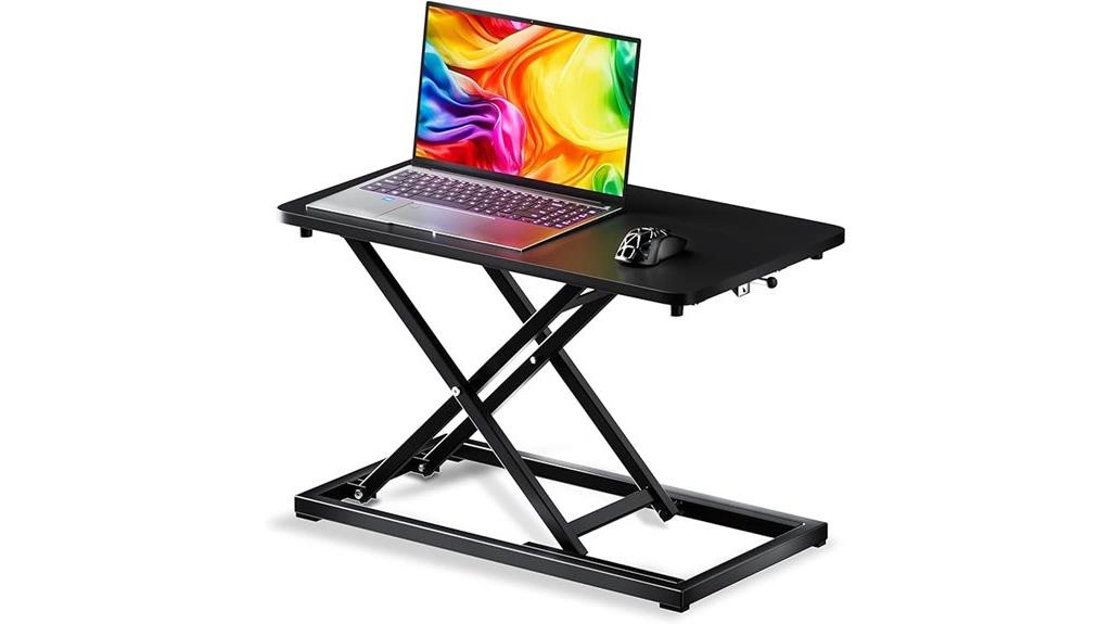 adjustable standing desk converter