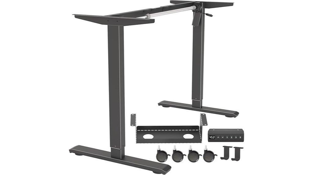 adjustable standing desk frame