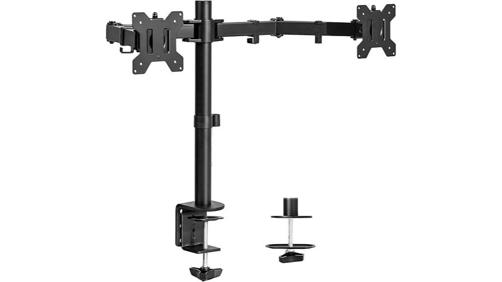 adjustable steel dual mount