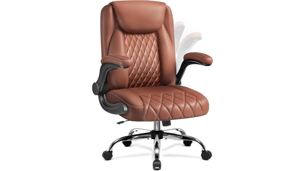 adjustable swivel leather chair
