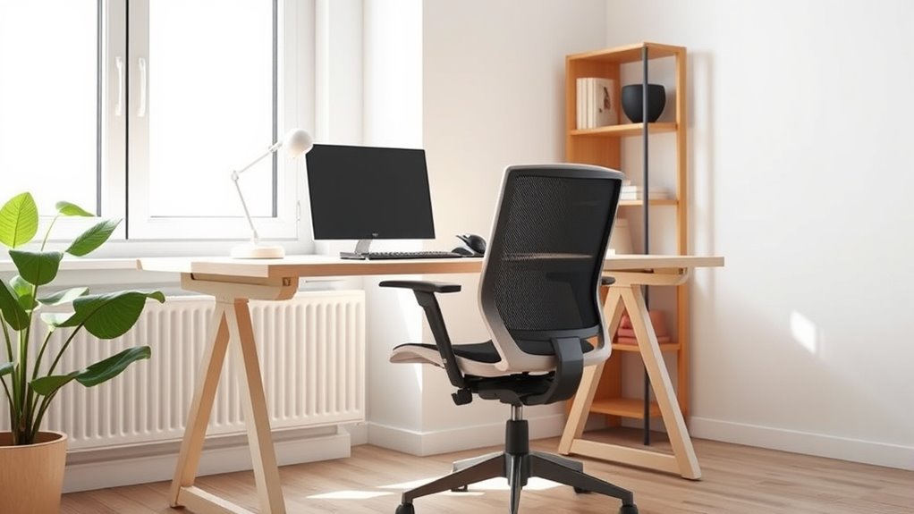affordable ergonomic workspace setup