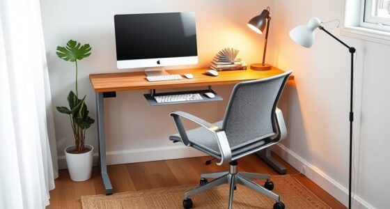 affordable ergonomic workspace setup