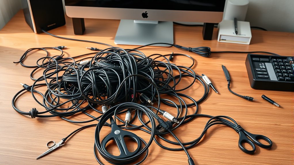 assess cables gather supplies