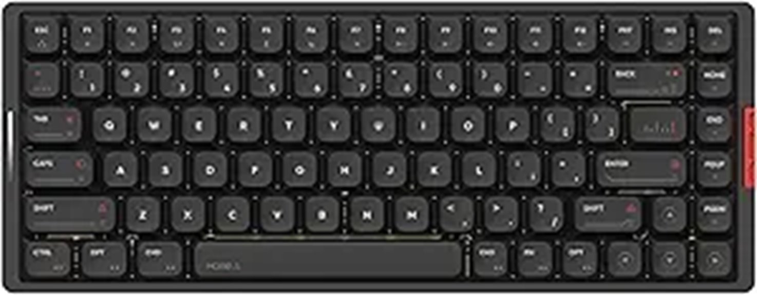 black mechanical keyboard