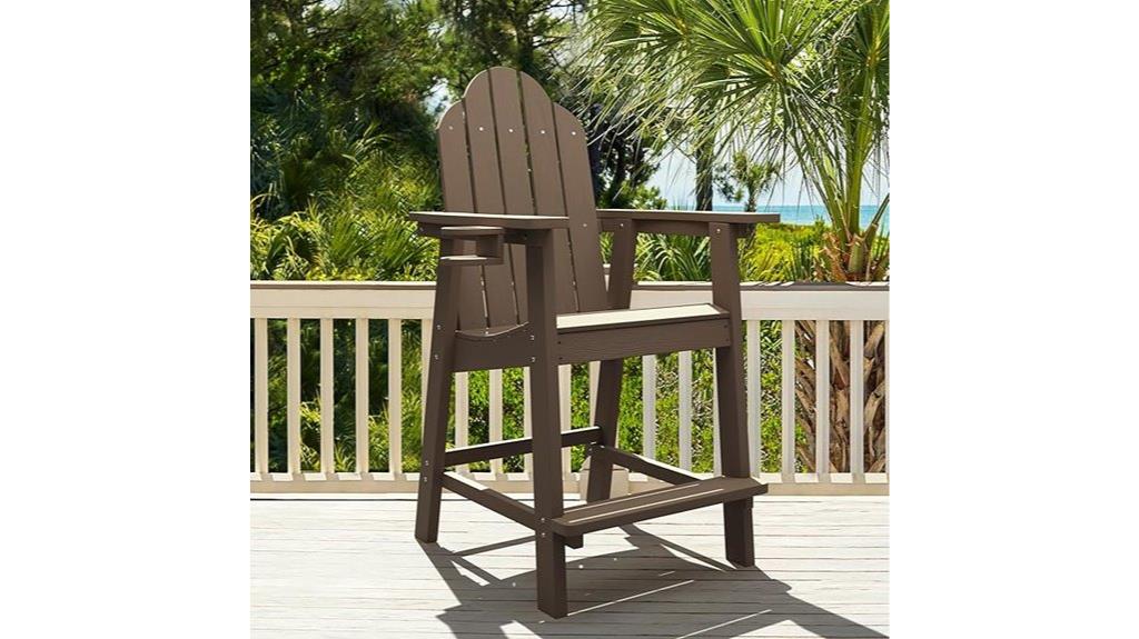 blue bona adirondack chair