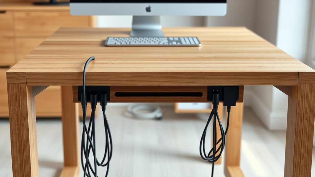cable management and adjustability