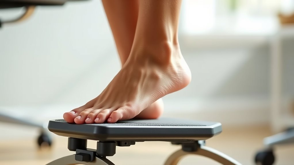check leg and foot position