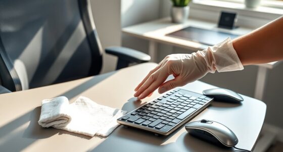 clean and maintain ergonomic gear
