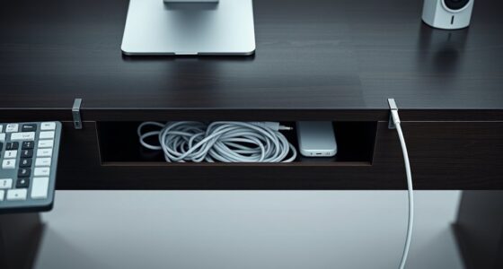 conceal cables without drilling