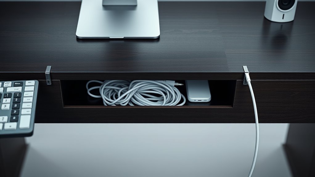 conceal cables without drilling