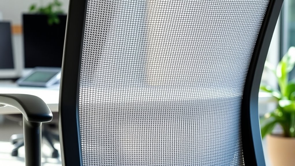 cooling mesh chair features