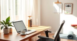 create balanced work from home schedule