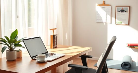 create balanced work from home schedule