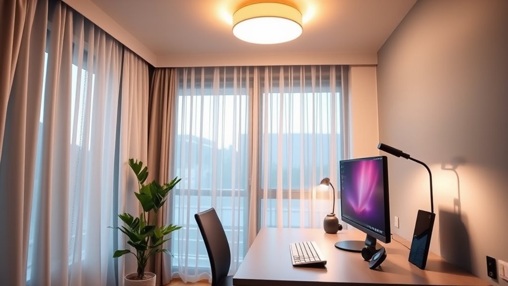 customizable home office lighting
