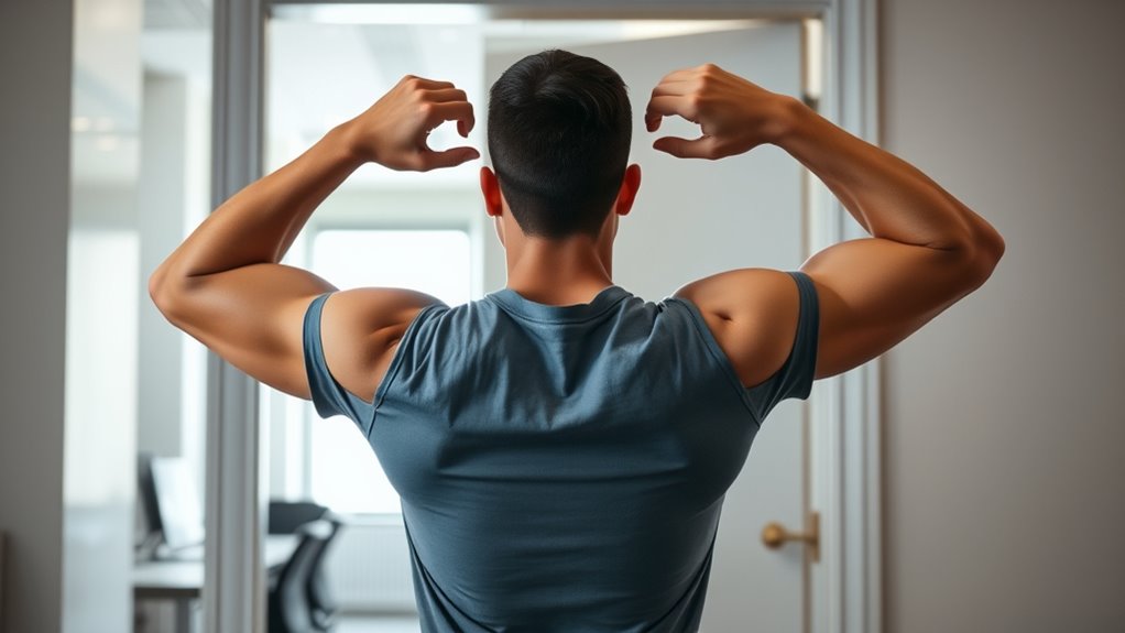 doorway chest shoulder stretch