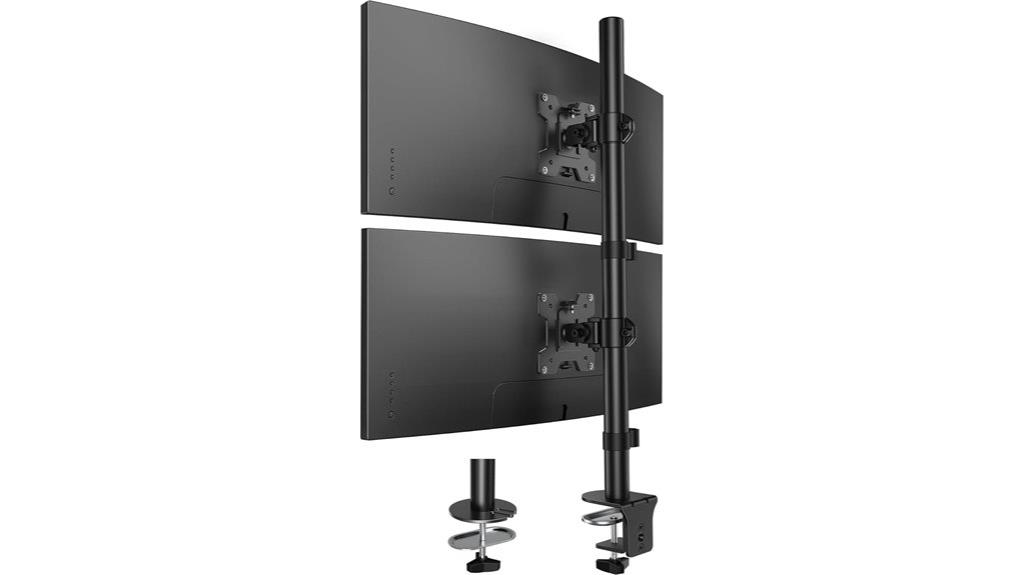 dual monitor mounting system