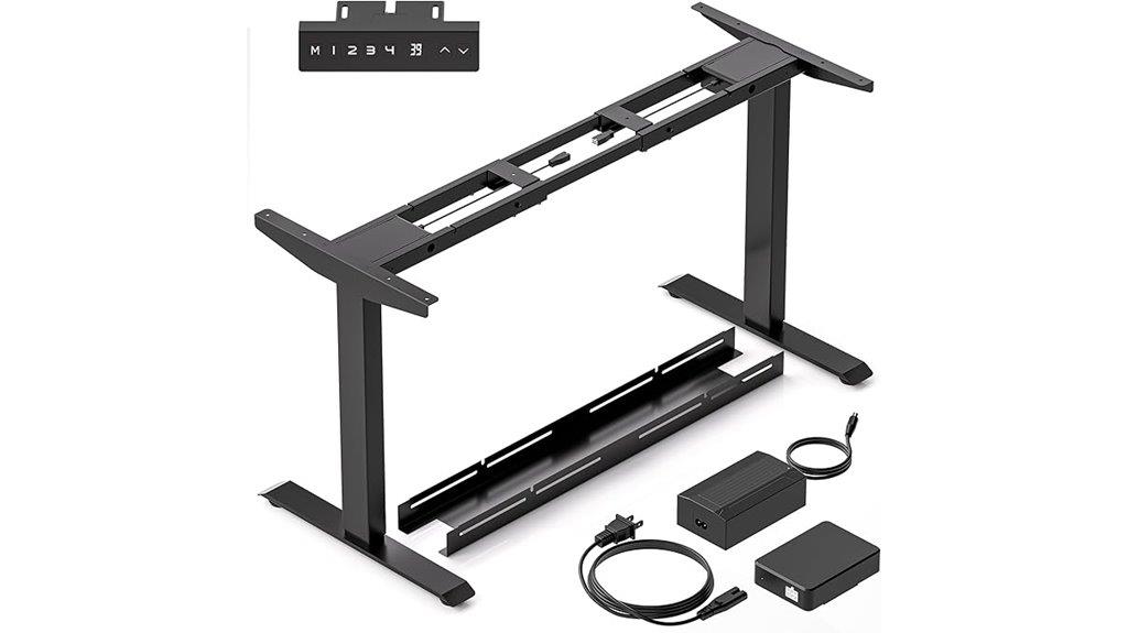 dual motor adjustable desk