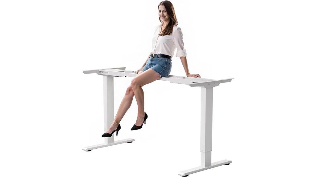 dual motor adjustable desk