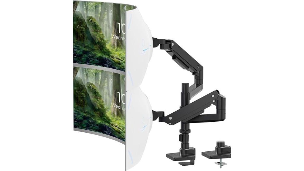 dual ultrawide monitor mount
