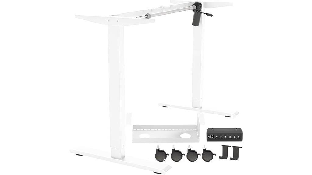electric standing desk frame